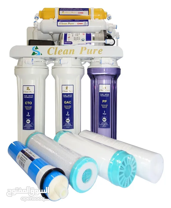 فلاتر مياه تايواني الاصلي Clean Pure
