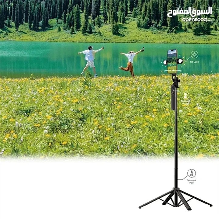 WiWU 360 Degree free Rotative Selfie Stick with  -NEW -MEGAByte