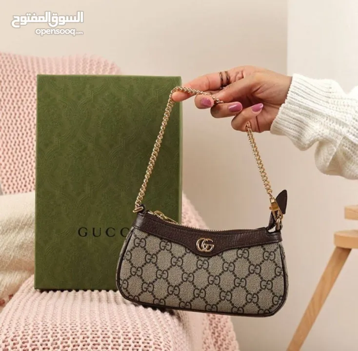 حقيبة نسائية أنيقة _ جودة عالية شنطة جوتشي  ماستر كوبي  فل تختيم   جودة عالية.  رقة و نعومة وأنوثة