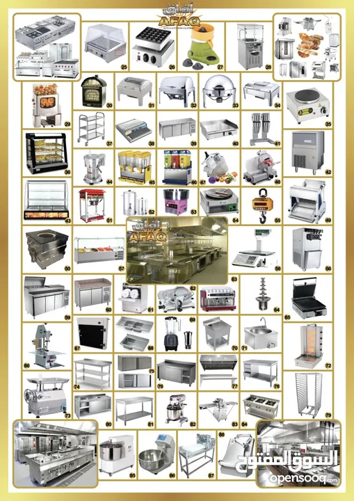 Restaurant Equipment & Coffee Shop معدات مطاعم و المقاهي