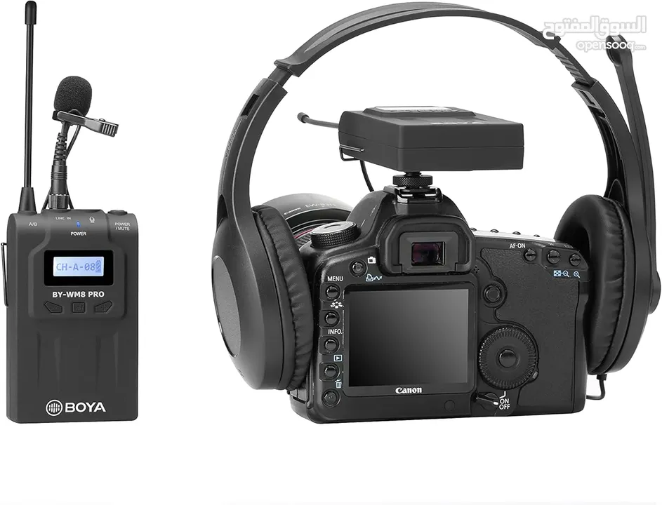 ميكرفون كاميرا  Wireless Microphone BOYA BY-WM4 PRO