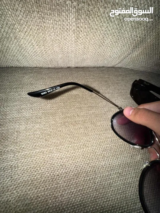 نظارات ray ban  شمسية حبتين الحبة
