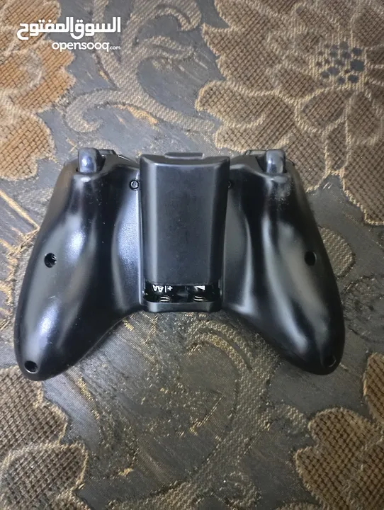يد تحكم Xbox 360 لاسلكية أصلية (لون اسود)