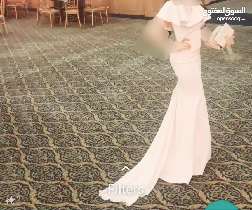فساتين سهره مميزه جداً  لبسه واحده حجم M