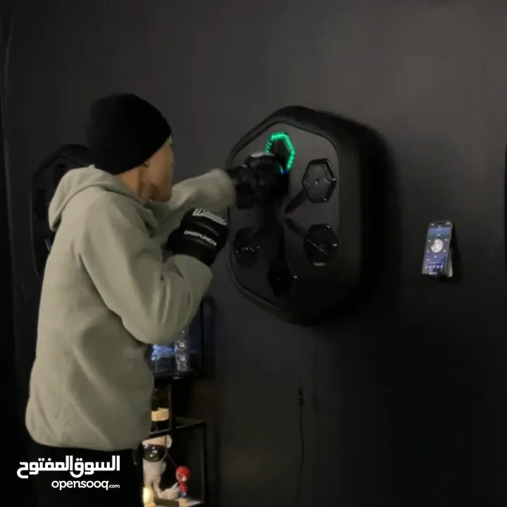 جهاز ملاكمه بوكسنغ ميوزيك   لياقه بدنيه قصوى  لكل افراد العائله  ولمحترفين البملاكمه و كيك بوكس