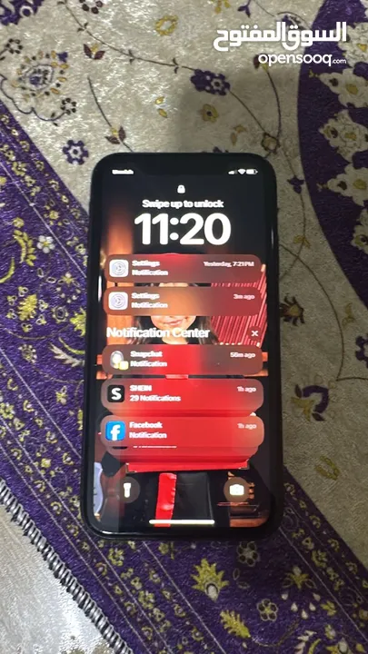 ايفون 11 رمادي 64 جيجا