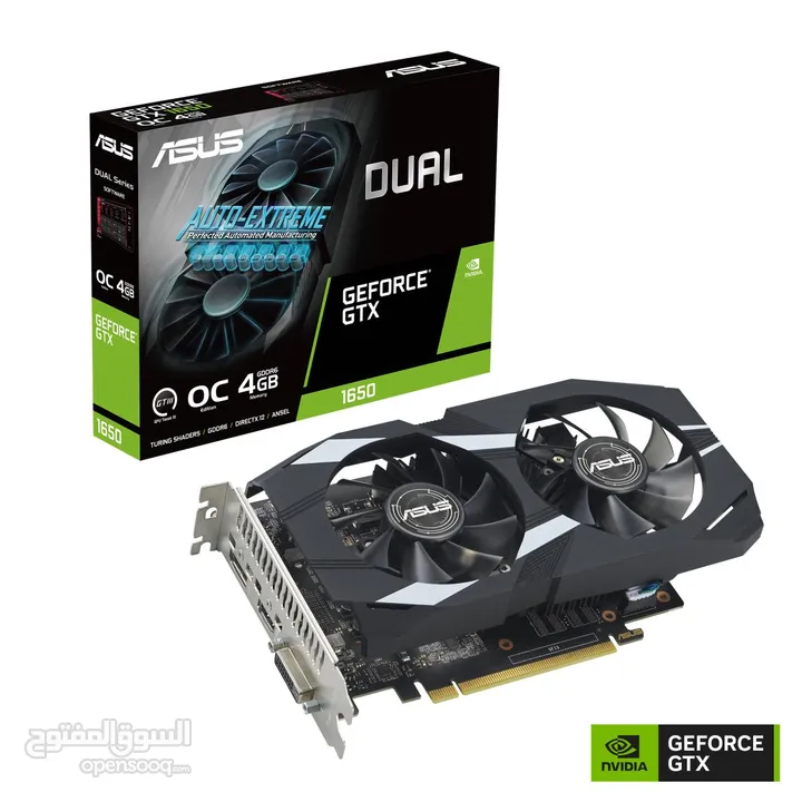 ASUS Dual GeForce GTX 1650 OC Edition 4GB GDDR6 EVO - Graphics Card