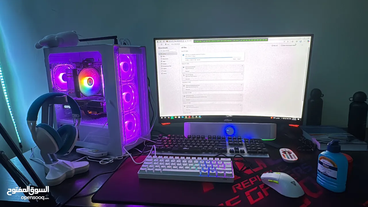 Pc gaming RTX 4070 استخدام جدا بسيط