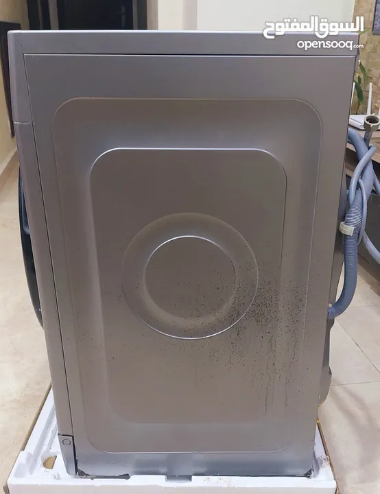 غسالة وايربول 8 كيلوا سلفر whirlpool washer 8 kilo silver