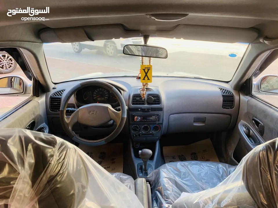 هونداي اكسنت 2005 اوتوماتك ترخيص تامين سنه افحص وين بدك ولا ضربة البيع فقط كاش وتنازل مباشرة