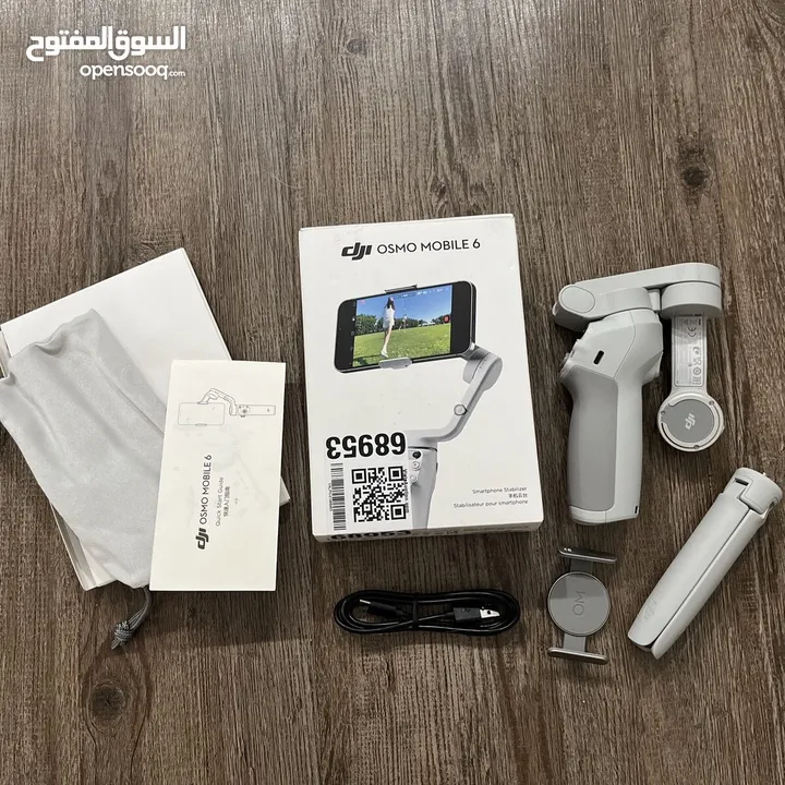 Dji osmo mobile 6  مانع اهتزاز جيمبل للهواتف