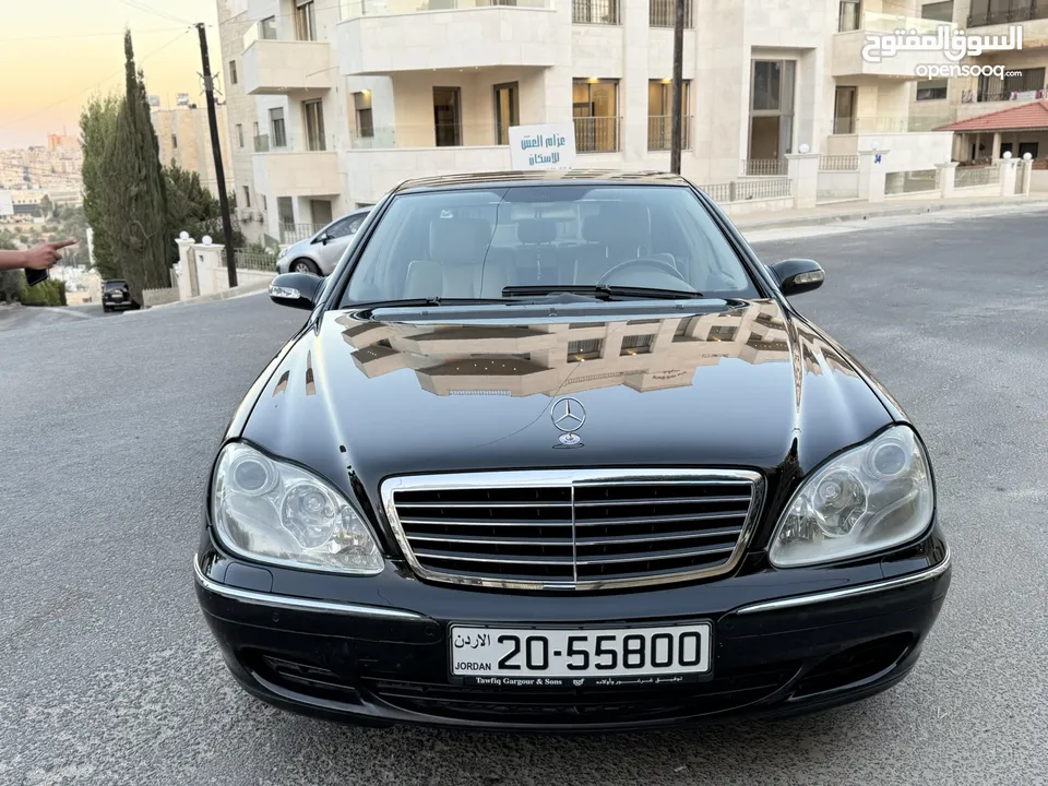 مرسيدس S350 لارج موديل 2005 وارد وصيانة الشركة مالك اول عداد 100 الف كيلو بحالة الوكالة