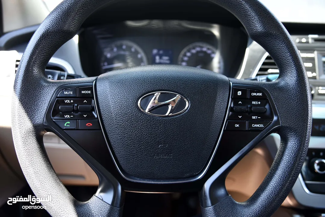 عرض لمدة اسبوع هونداي سوناتا بنزين بحالة الوكالة Hyundai Sonata 2018