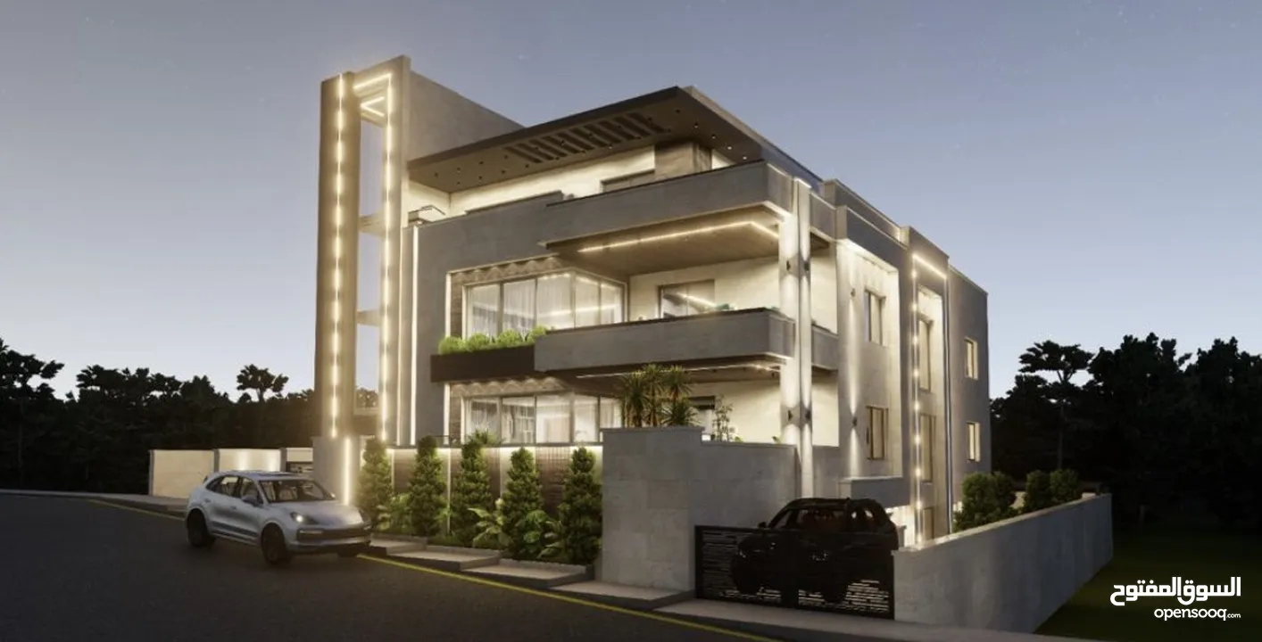 شقة روف طابقية 350 م قيد الإنشاء سكن خاص في الظهير منطقه فلل سكن خاص