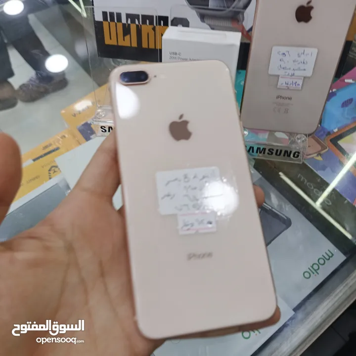 ايفون 8 بلس مستخدم نظيف 64g-256g