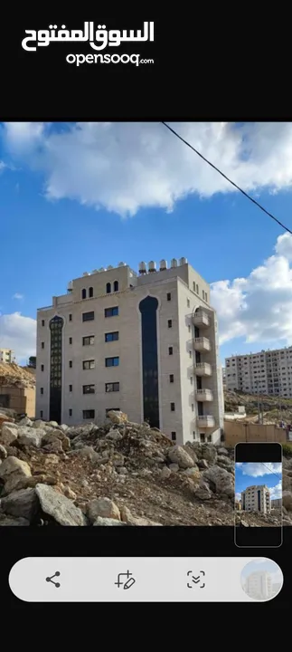 عماره  كامله للبيع 6 طوابق يوجد فيها 20شقه بيرزيت  مساحه الارض دونم