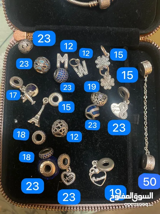 PANDORA ORIGINAL CHARMS , BRACELET , RINGS Contact for the price