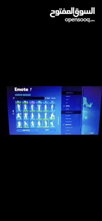 حساب Fortnite للبيع بشتغل بس على البلاستيشن قديم من 2017