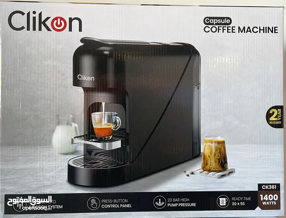 ClickOn Capsule Coffee Machine