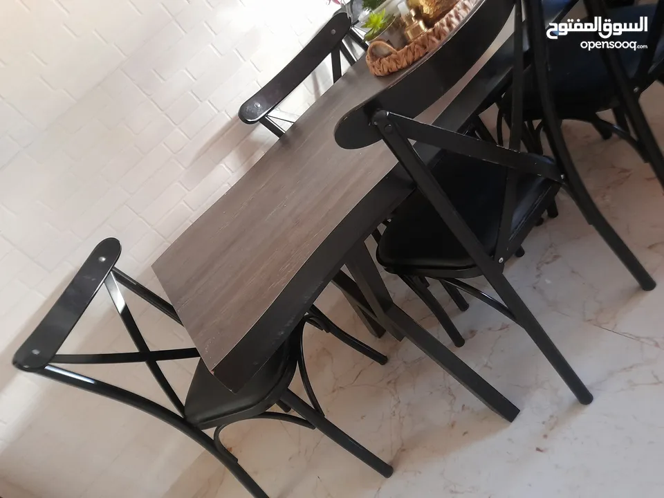 طاولة طعام 6 كراسي