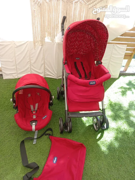 عرباية وكوت وشنطه اطفال من Chicco
