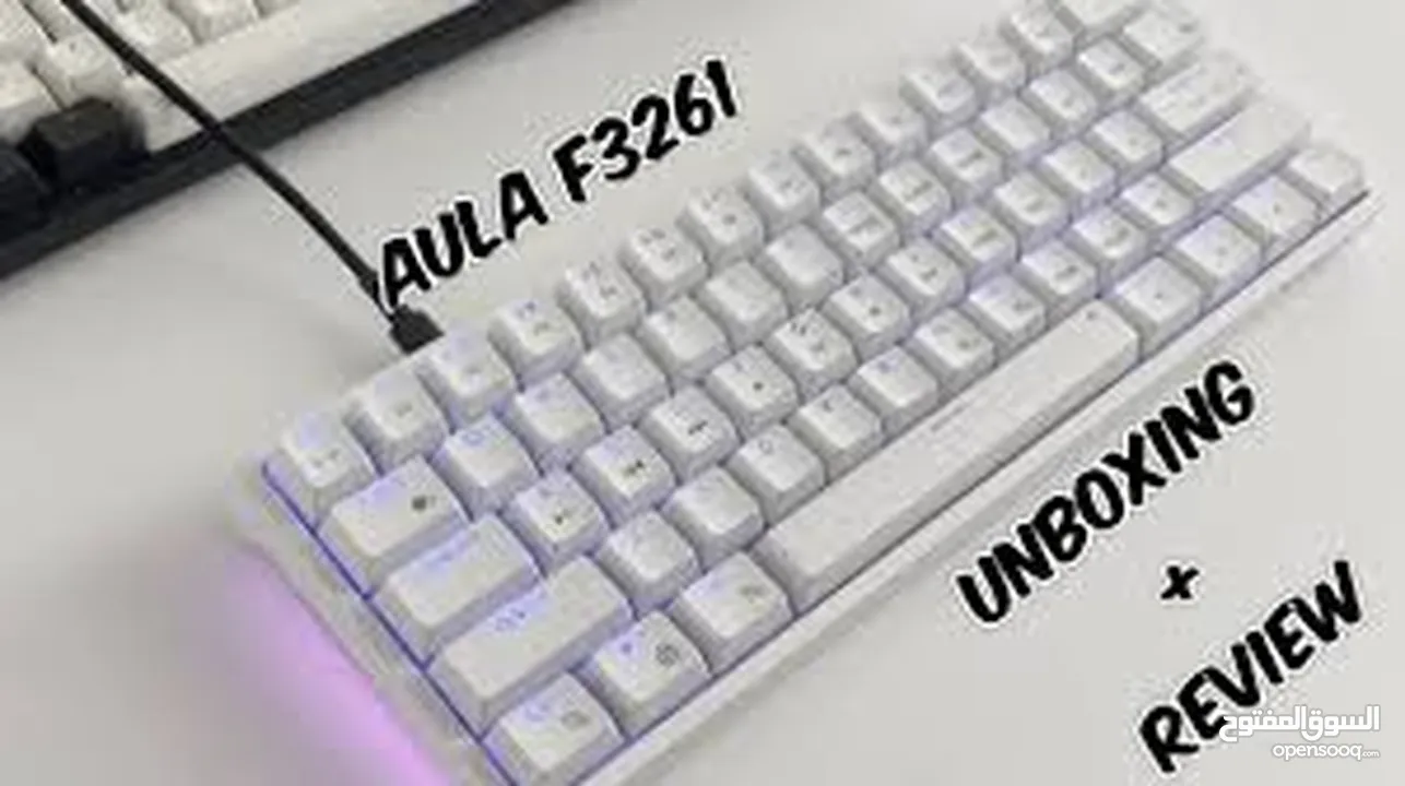 كيبورد جيمنغ مضيئ احترافي لكل الجيمرز اصلي Aula Keyboard F3261 Gaming RGB Lights OG