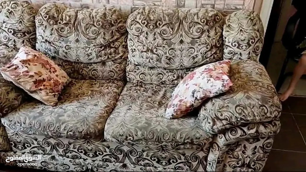 طقم كنب كورنر وغرفة نوم اولاد