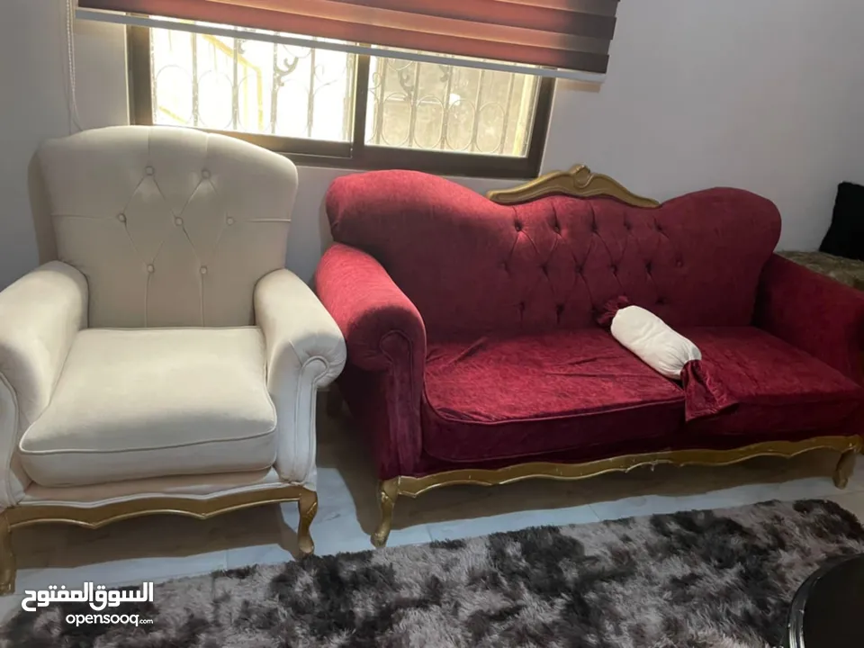 طقم كنب مرتب