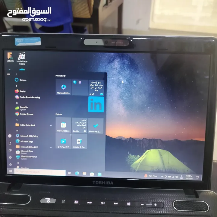 لابتوب توشيبا ويندوز 10 للبيع بسعر مغري