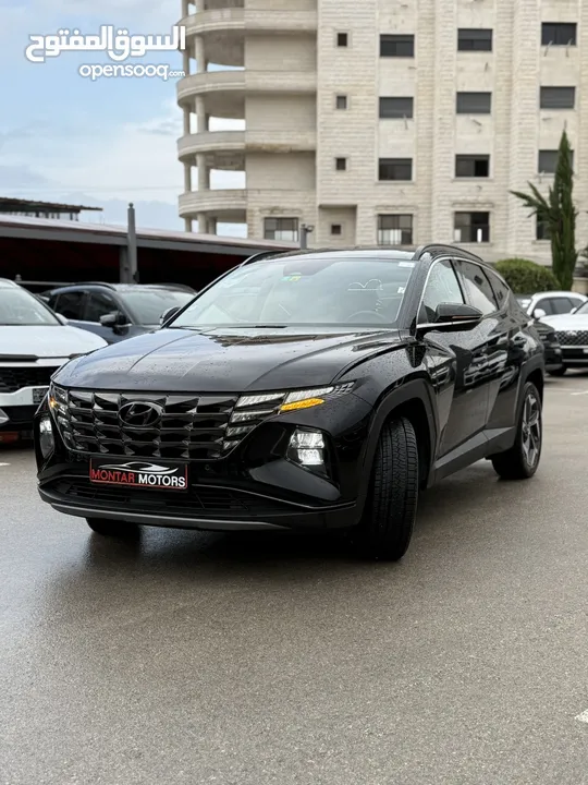 هونداي توسان ترخيص 2022 محرك 1600 هايبرد plug in/يقطع على الشحنه 65 كيلو متر جير أوتوماتيك