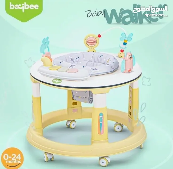 عرض خاص على مشّاية الأطفال الذكية 360 درجة من Island Toys مع اضاءة على الدائرة العلويه للكراجة