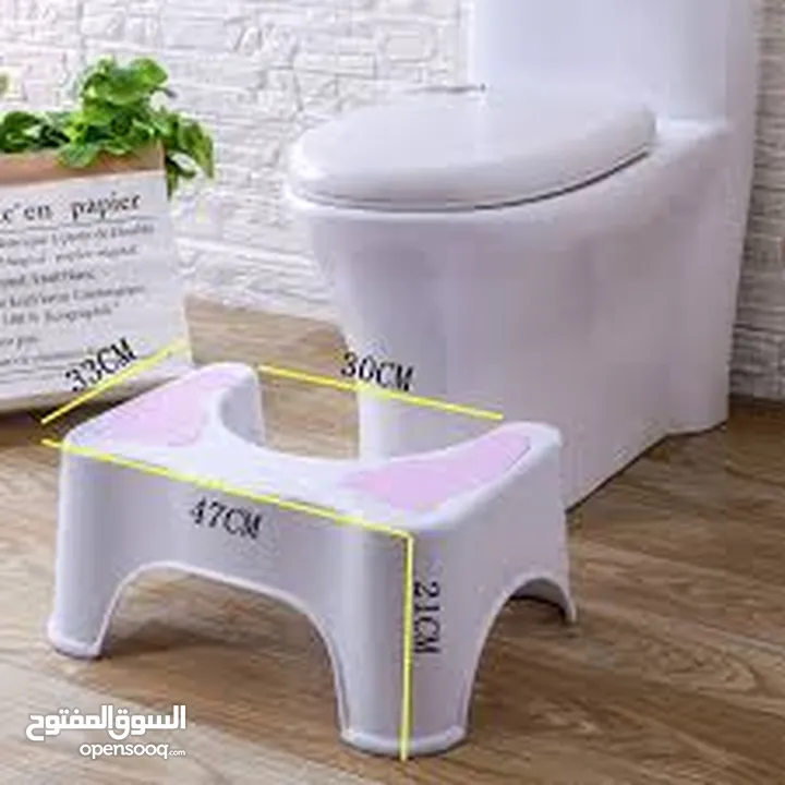 بسبعه 7دبانير 7 د.  طاوله رفع القدمين  اثناء استخدام مرحاض قضاء الحاجه الطبي  بشكل صحي وسليم و مريح