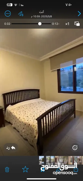 شقة  ارضية مفروشة  للإيجار السنوي والشهري في عبدون