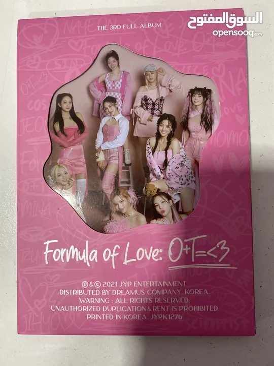 Twice album ( Formula of Love: O+T=