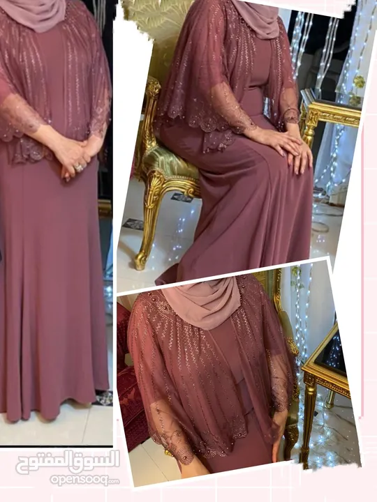 فستان سواريه جديده استعمال مناسبه واحده بس