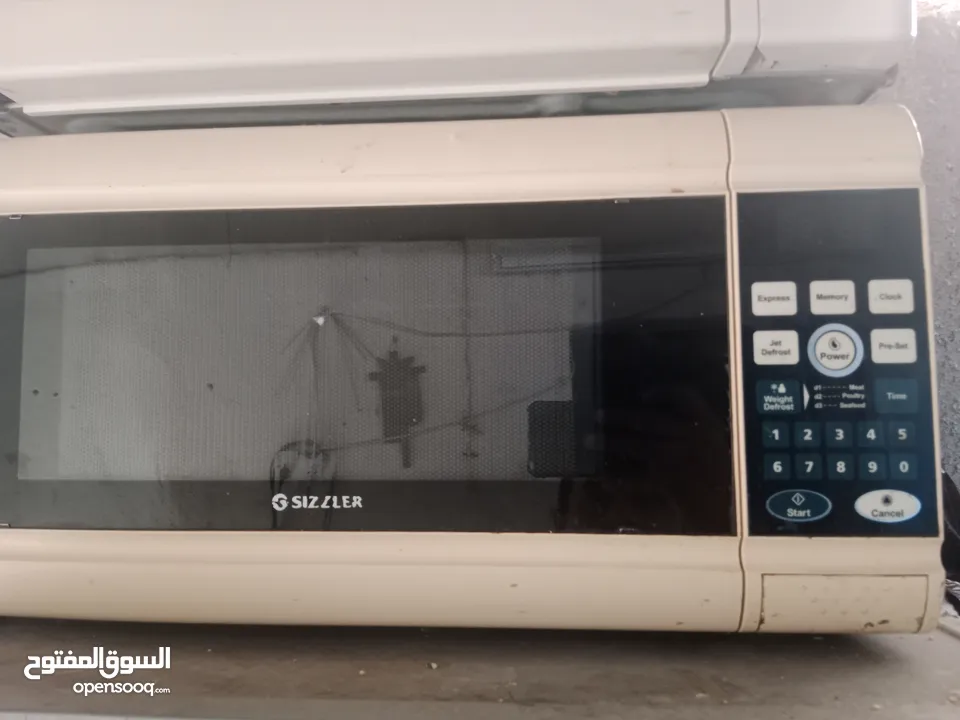 ماكرويف سايزلر شغال مية مية فحص بسعر 25دينار من الاخر عمان الهاشمي الشمالي خط15 طلوع المخفر القديم