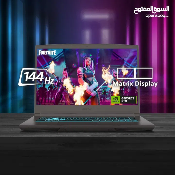 لابتوب جيمينج قوي جدا شبه جديد مع الكرتونة