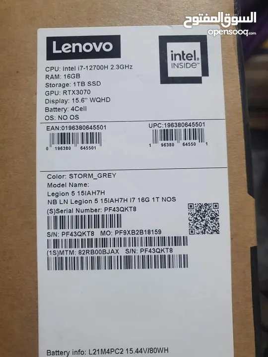 Lenovo legion 5