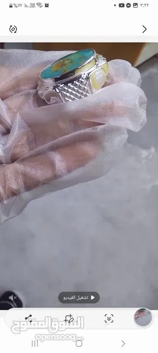 خاتم فيروز ثقيل للبيع