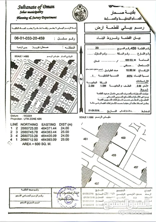 أرض سكنية زاوية للبيع حي الرفعة 20