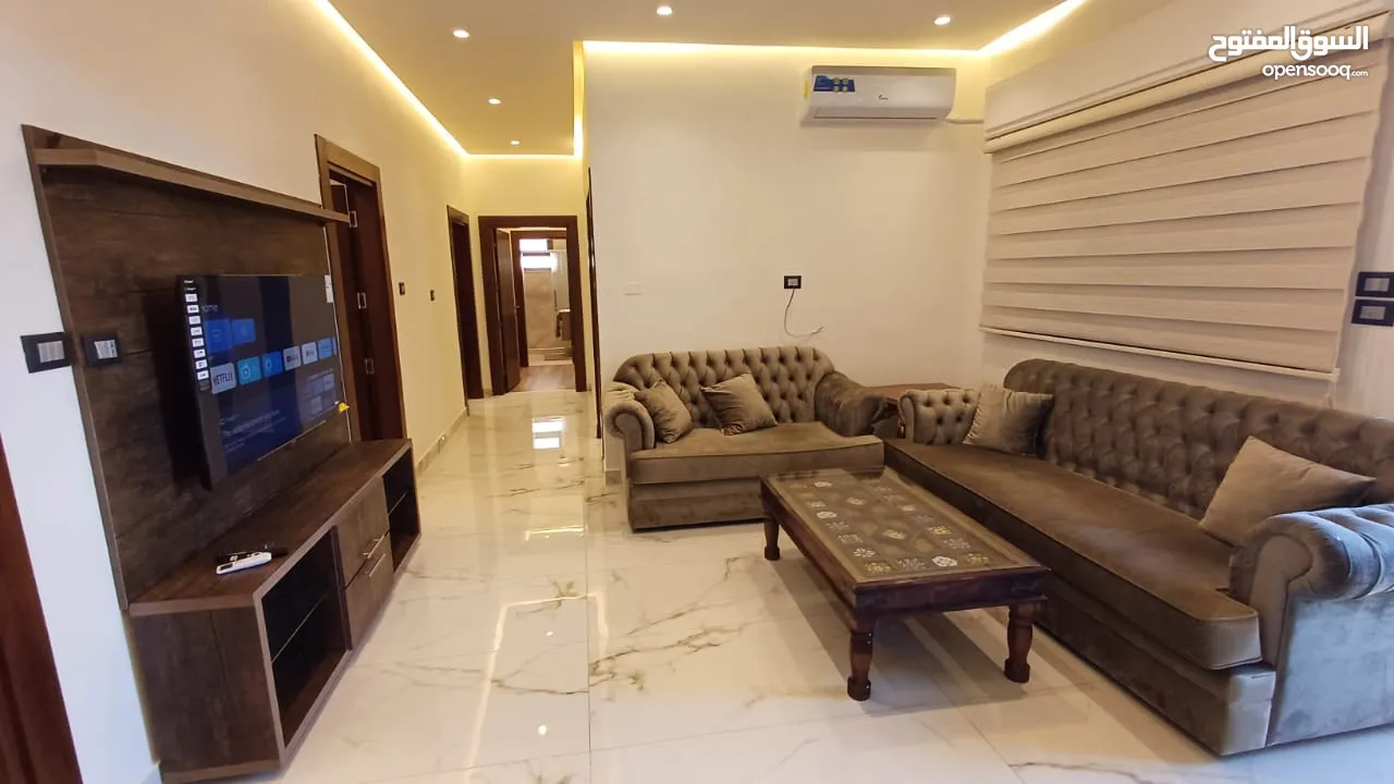 شقة ارضية مفروشة لم تسكن في - عبدون - مساحة 220 متر بترس و كراج خاص (ID#: 65206)