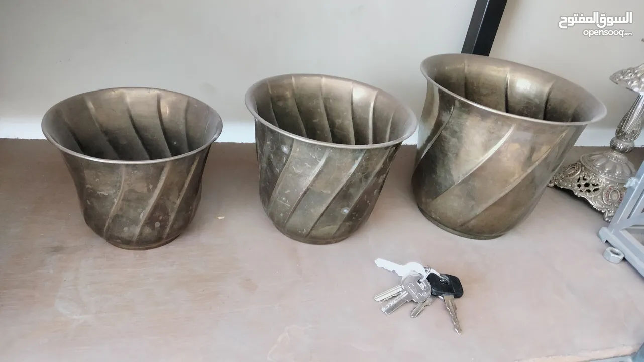 مجموعة قطع نحاسية انتيك