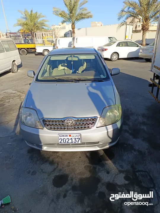 (Toyota corolla 2002)