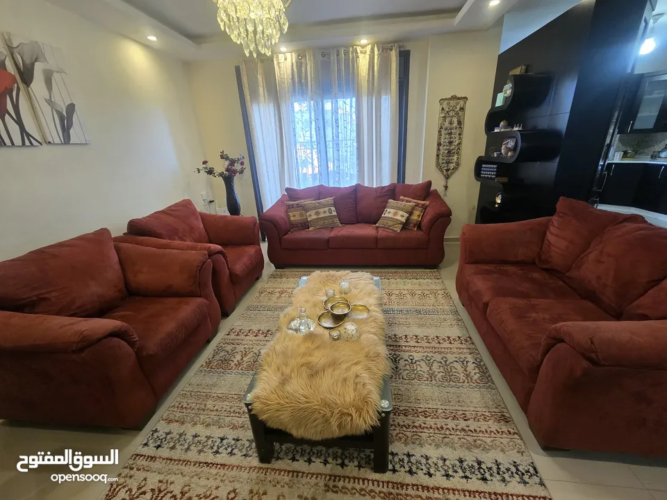 طقم كنبايات امريكي مستعمل للبيع رام الله - عين منجد