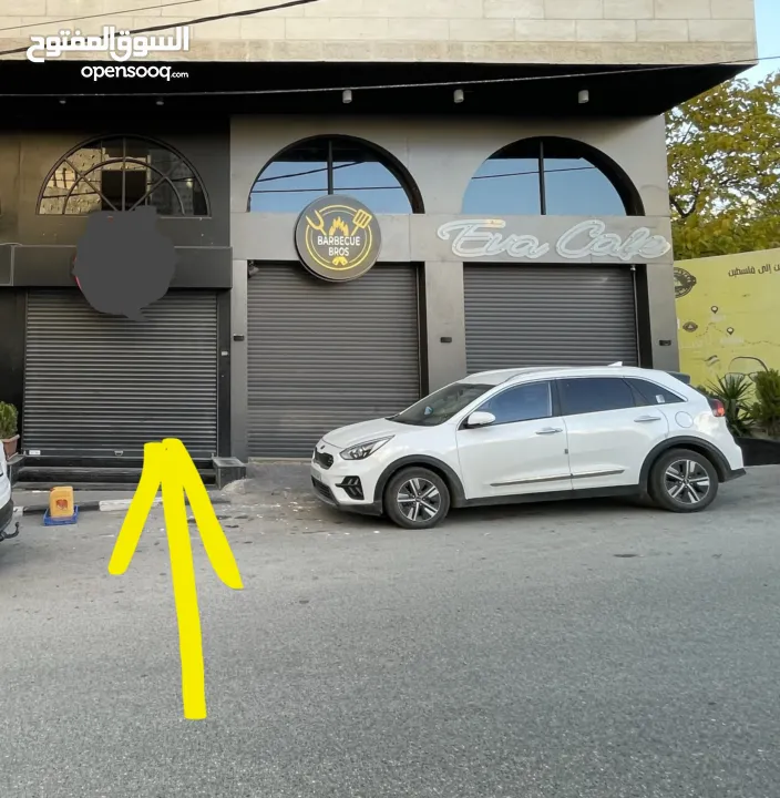 محل للايجار على الشارع مباشرة دفة واحدة