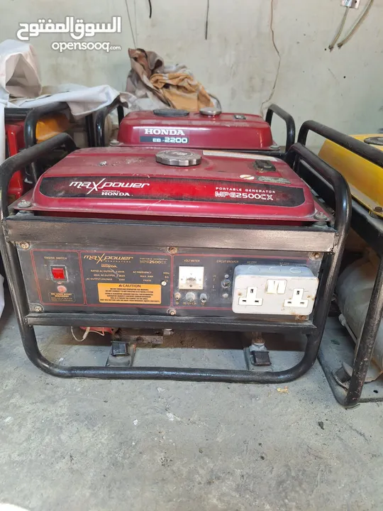 للبيع جنريترات شغالين 100٪ و بحاله ممتازه