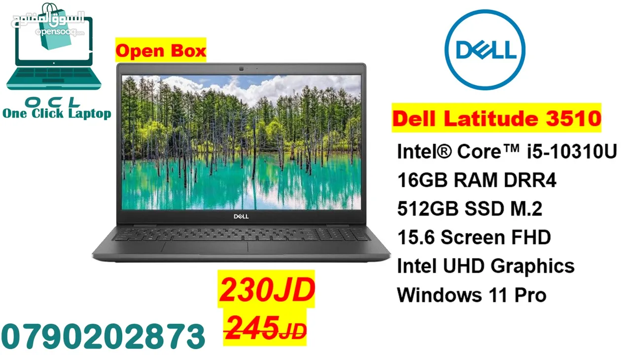 Dell Latitude 3510 Core i5  الجيل العاشر