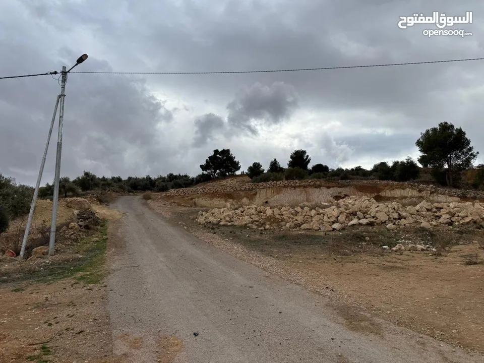 قطعة ارض في مدينة جرش (( البركتين )) مقابل مخبز الخبازون، على شارعين، للبيع من المالك مباشرة..