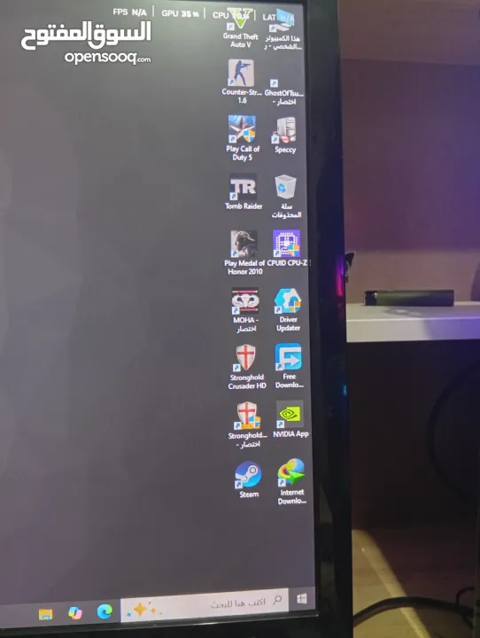 كمبيوتر مع العاب  المواصفات 16g رام  كرت شاشة GTX 960 4g معالج i7 جيل سادس مساحة واحد تيرا