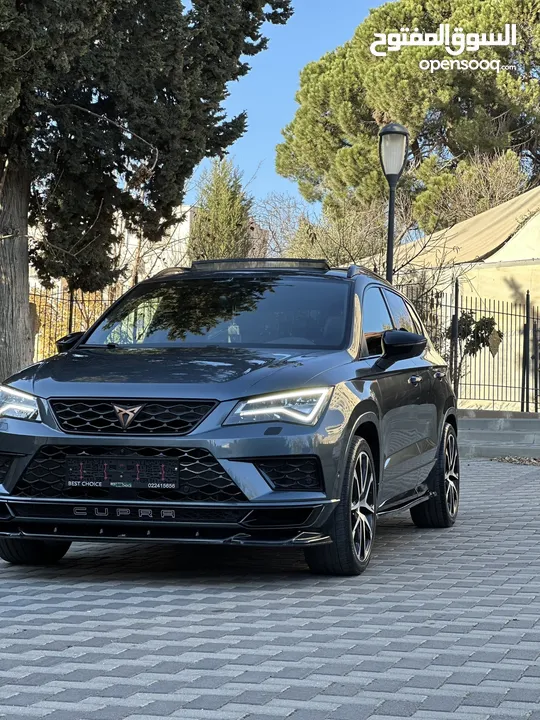 seat ateca cupra 2020  4*4 فل الفل فحص فوق النخب  امكانية البدل وارد  عداد قليل رخصة و تامين 380hp